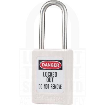 Master Lock S31 Safety Padlock White